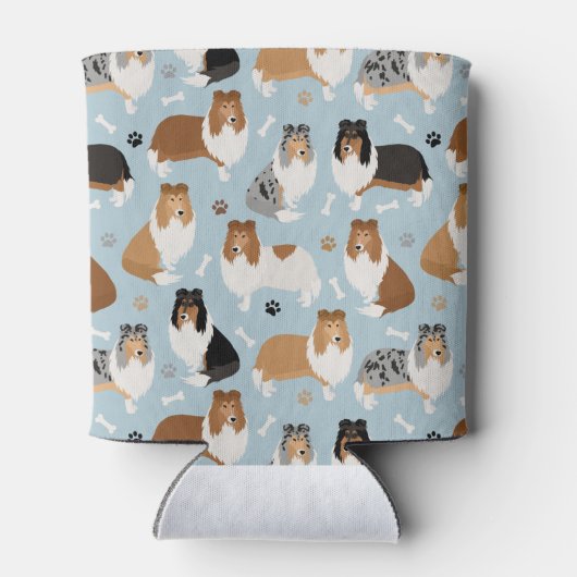 Ruwe Collie Paws en Botten Blikjeskoeler (Achterkant)