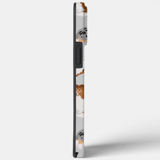 Ruwe Collie Paws en Botten Case-Mate iPhone Case (Achterkant / Rechts)