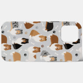 Ruwe Collie Paws en Botten Case-Mate iPhone Case (Achterkant (horizontaal))