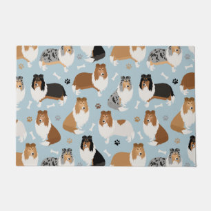 Ruwe Collie Paws en Botten Deurmat
