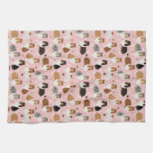 Ruwe Collie Paws en Botten Kitchen Towel Theedoek (Horizontaal)