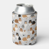 Ruwe Collie Paws en Botten Koelbox Blikjeskoeler (Blikje Voorkant)