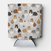 Ruwe Collie Paws en Botten Koelbox Blikjeskoeler (Voorkant)