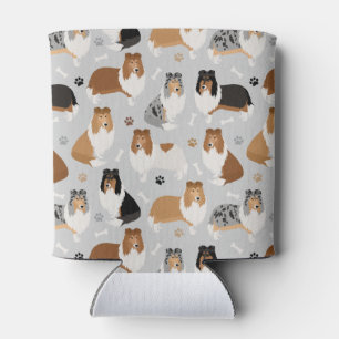 Ruwe Collie Paws en Botten Koelbox Blikjeskoeler