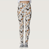 Ruwe Collie Paws en Botten Leggings (Voorkant)