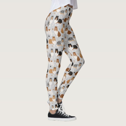 Ruwe Collie Paws en Botten Leggings (Rechts)