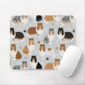 Ruwe Collie Paws en Botten Muismat (Met muis)