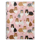 Ruwe Collie Paws en Botten Notitieboek (Voorkant)