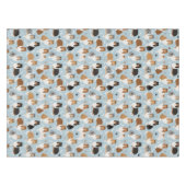 Ruwe Collie Paws en Botten Tafelkleed (Voorkant (Horizontaal))