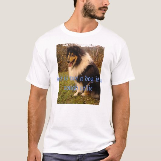 Ruwe Collie Style T-shirt (Voorkant)