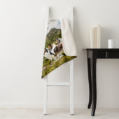 Ruwe Collies Herding Sheep, w/ Portrait & Quote - Sherpa Deken (In situ)