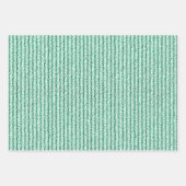 Ruwe Corduroy strepen in bladgroen Inpakpapier Vel (Voorkant 3)