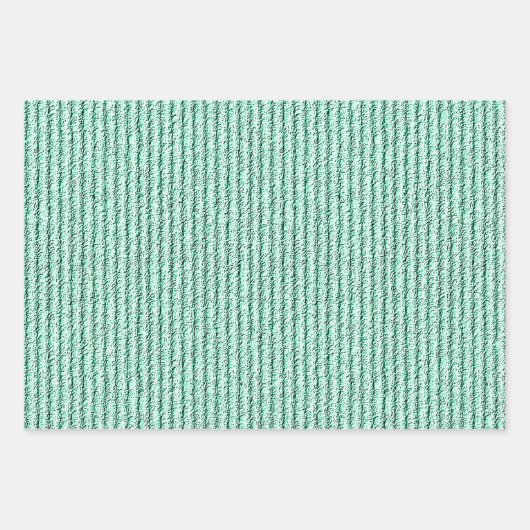Ruwe Corduroy strepen in bladgroen Inpakpapier Vel (Voorkant 3)