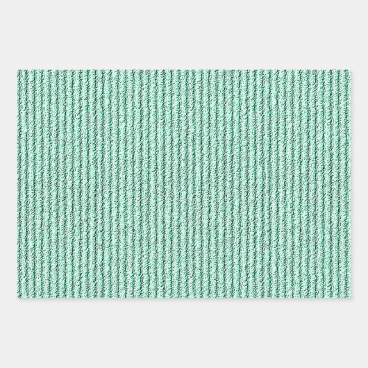 Ruwe Corduroy strepen in bladgroen Inpakpapier Vel (Voorkant 2)