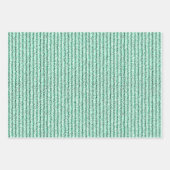 Ruwe Corduroy strepen in bladgroen Inpakpapier Vel (Voorkant)
