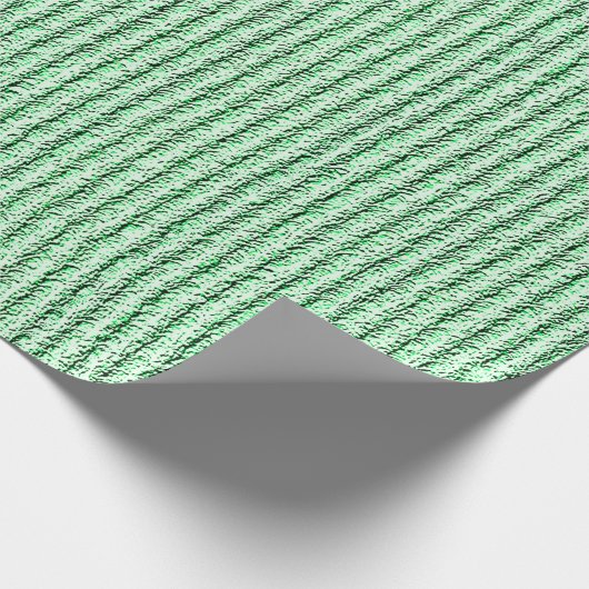 Ruwe Corduroy Strepen in Limoengroen Cadeaupapier (Hoek)