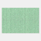 Ruwe corduroy strepen in limoengroen inpakpapier vel (Voorkant)