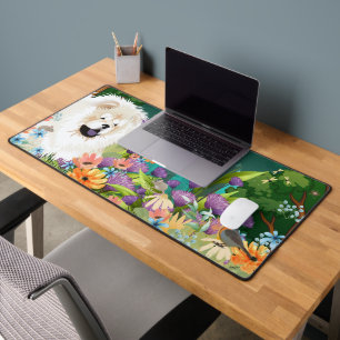 RUWE CRÈME CHOW CHOW Desk Mat