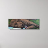 Ruwe Dag Canvas Afdruk (Voorkant)