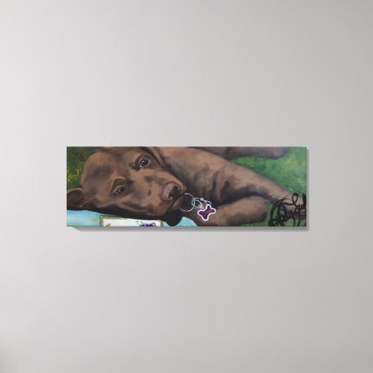 Ruwe Dag Canvas Afdruk (Voorkant)