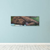 Ruwe Dag Canvas Afdruk (Insitu (Houten vloer))