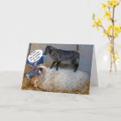 Ruwe dag voor ooikaart kaart (Gele Bloem)