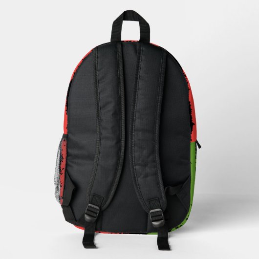 Ruwe en robuuste Rasta Stripe Cut en Naaien Tas (Achterkant)