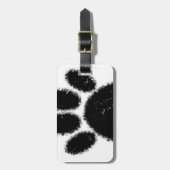 Ruwe en vervormde kleurenafdrukken bagagelabel (Voorkant verticaal)