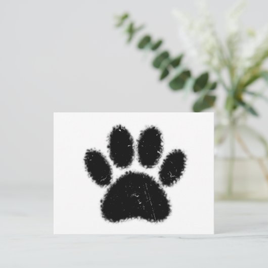 Ruwe en vervormde kleurenafdrukken briefkaart (Staand voorkant)