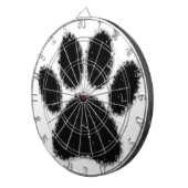 Ruwe en vervormde kleurenafdrukken dartbord (Voorkant Rechts)