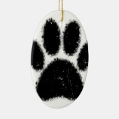 Ruwe en vervormde kleurenafdrukken keramisch ornament (Rechts)