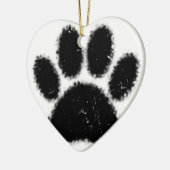 Ruwe en vervormde kleurenafdrukken keramisch ornament (Links)