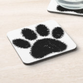 Ruwe en vervormde kleurenafdrukken onderzetter (Linkerzijde)