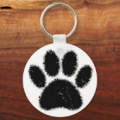 Ruwe en vervormde kleurenafdrukken sleutelhanger (Voorkant)