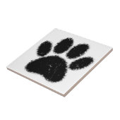 Ruwe en vervormde kleurenafdrukken tegeltje (Zijkant)