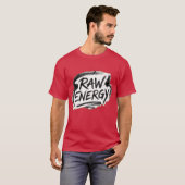 Ruwe Energie Handgeschreven Logo T-shirt (Voorkant volledig)