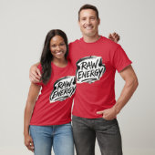 Ruwe Energie Handgeschreven Logo T-shirt (Unisex)