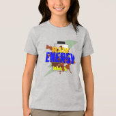 ruwe energie Tri-Blend shirt (Voorkant)