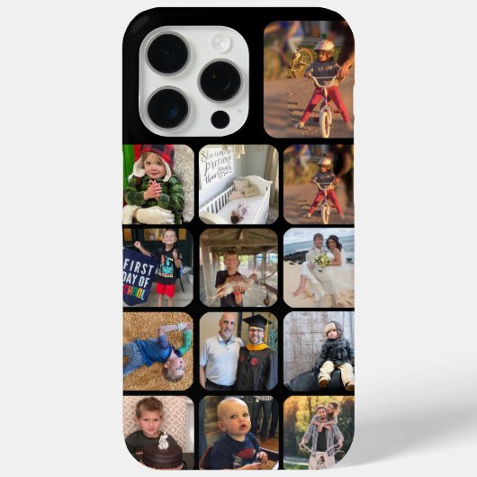 Ruwe fotocollage van Instagram Case-Mate iPhone Case (Achterkant)