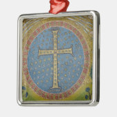 Ruwe gemmata metalen ornament (Links)