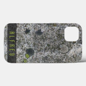 Ruwe Geologie Granite Rock Texture Custom Name iPh Case-Mate iPhone Case (Achterkant (horizontaal))