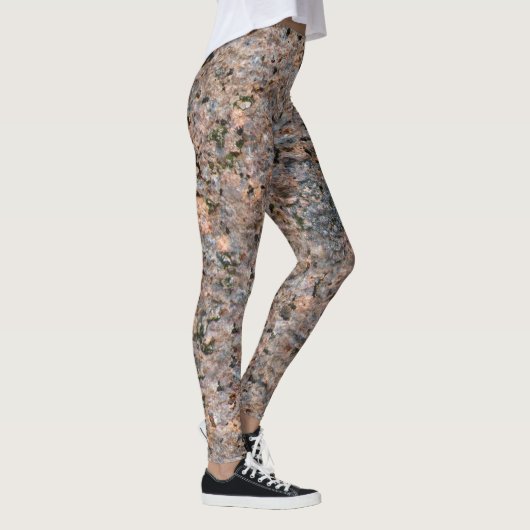 Ruwe Geologie Neutrale Rock Textuur met Moss Leggings (Rechts)