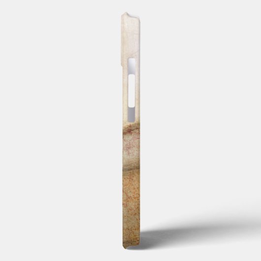 Ruwe getextureerde aardetoneren Case-Mate iPhone case (Achterkant / Links)