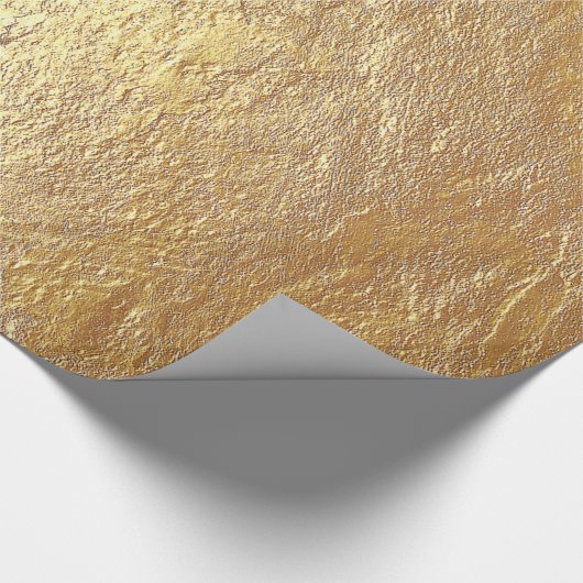 Ruwe getextureerde Gold Stone Cadeaupapier (Hoek)