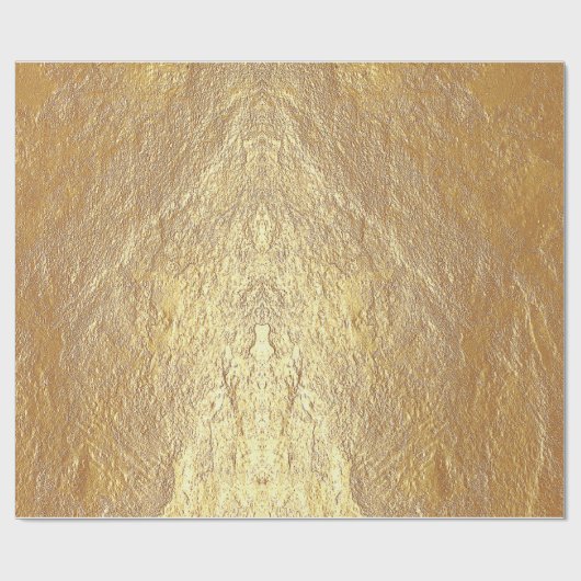 Ruwe getextureerde Gold Stone Cadeaupapier (Vlak)
