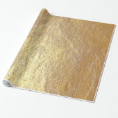 Ruwe getextureerde Gold Stone Cadeaupapier (Uitgerold)