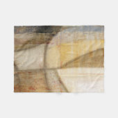 Ruwe getextureerde verf van aardtoon fleece deken (Voorkant (Horizontaal))