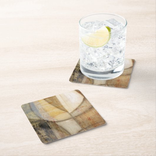 Ruwe getextureerde verf van aardtoon kartonnen onderzetters (Insitu)