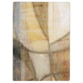 Ruwe getextureerde verf van aardtoon klembord (Achterkant)