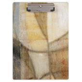 Ruwe getextureerde verf van aardtoon klembord (Voorkant)